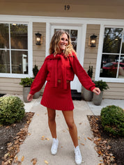 Holly Sweater Set Red