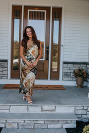 Tate Bandana Print Midi Dress | Lulus