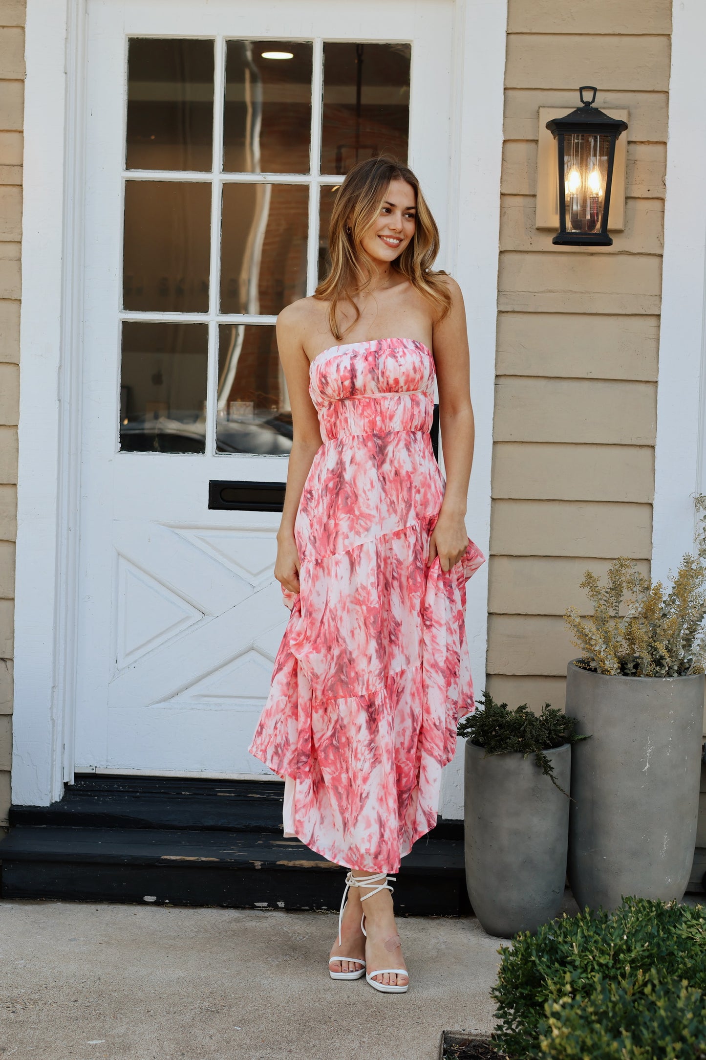 Kiss And Tell Maxi Pink Multi