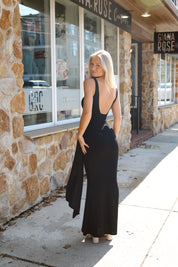 NAHLA DRESS - BLACK