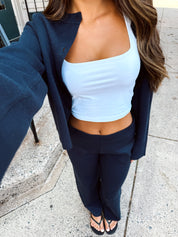 Acquired Two Piece Set Navy