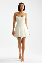 Harper Dress - Oyster