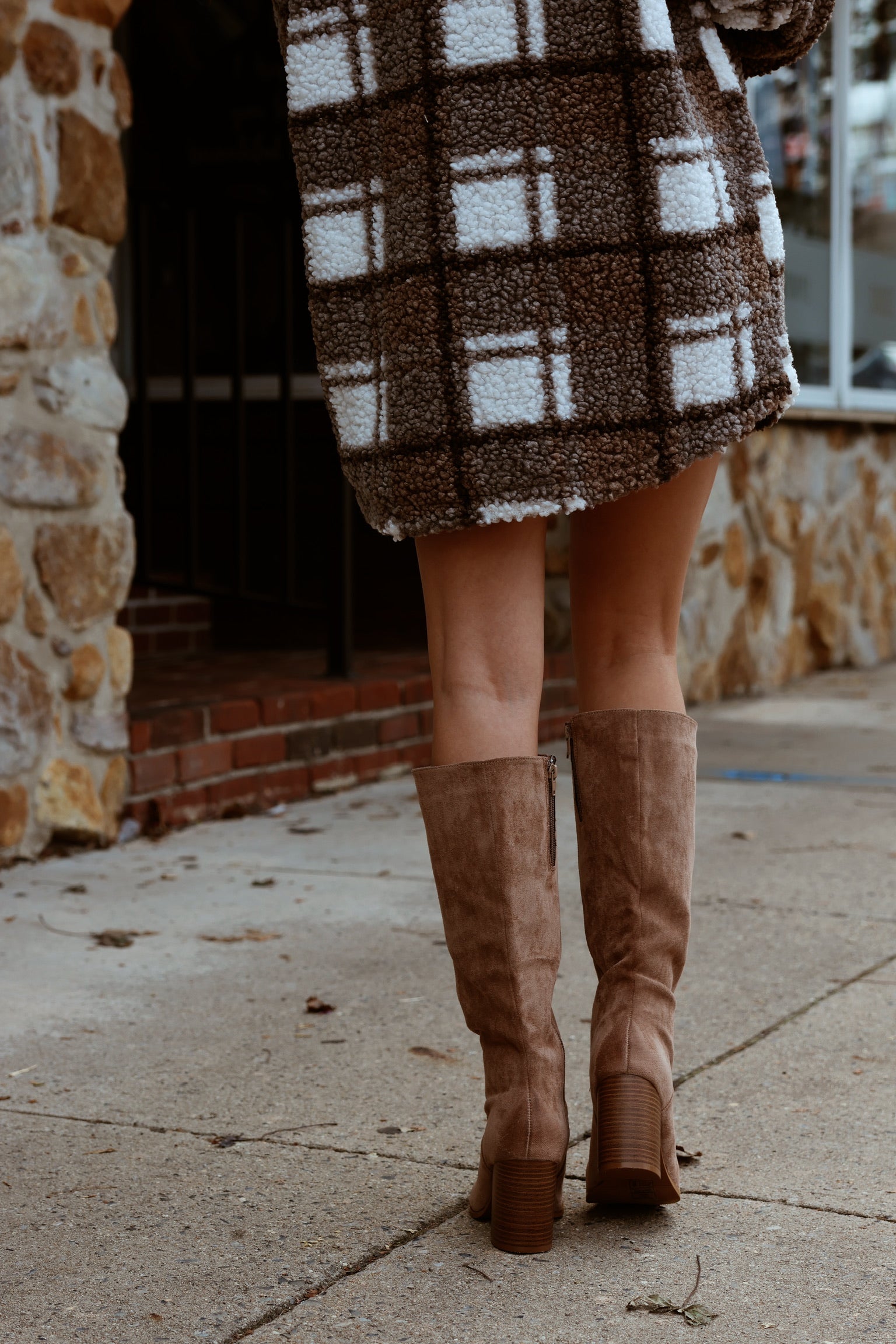 Wake Suede Tall Boots Taupe