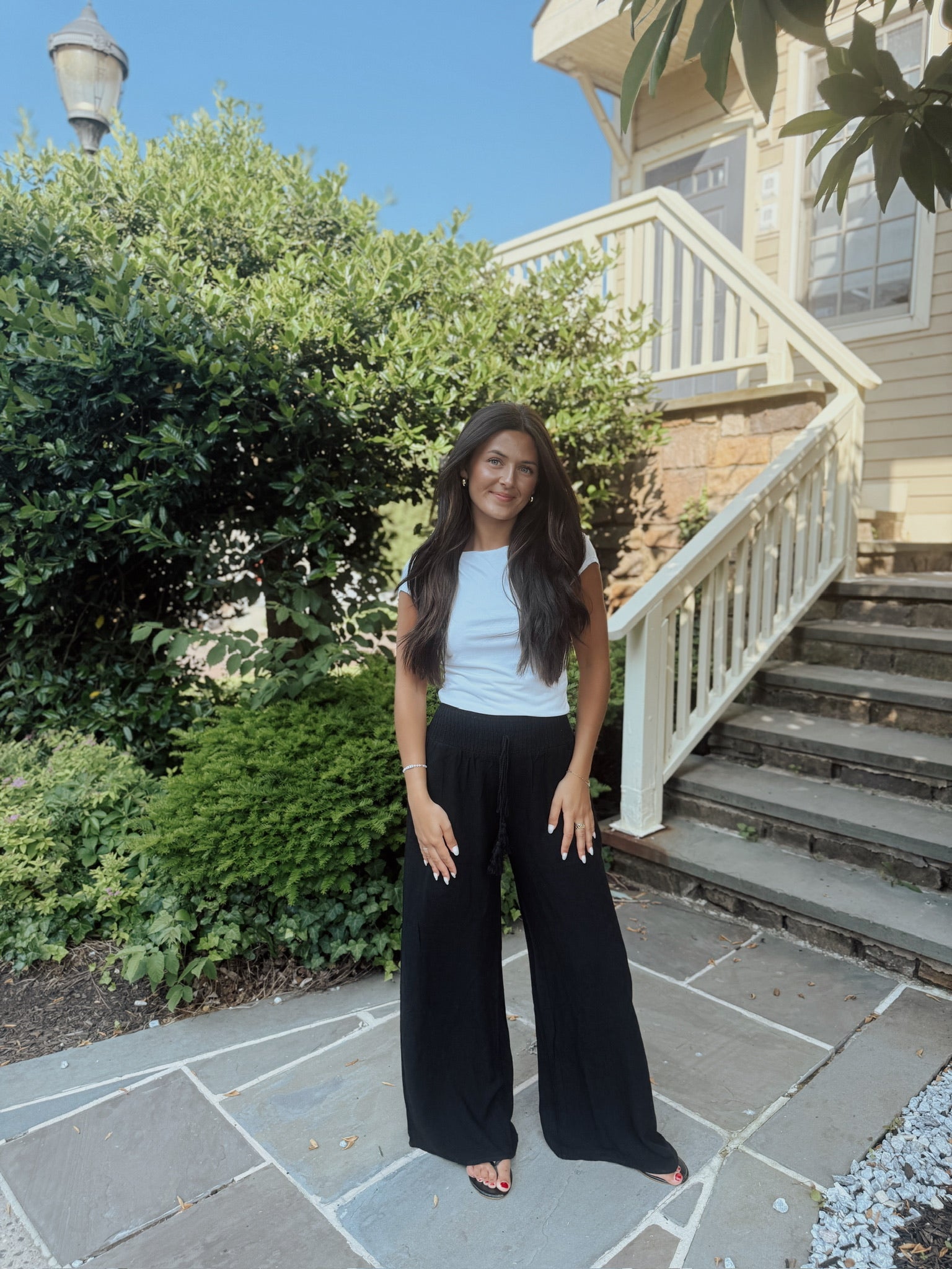 Easy Breezy Linen Pants Black