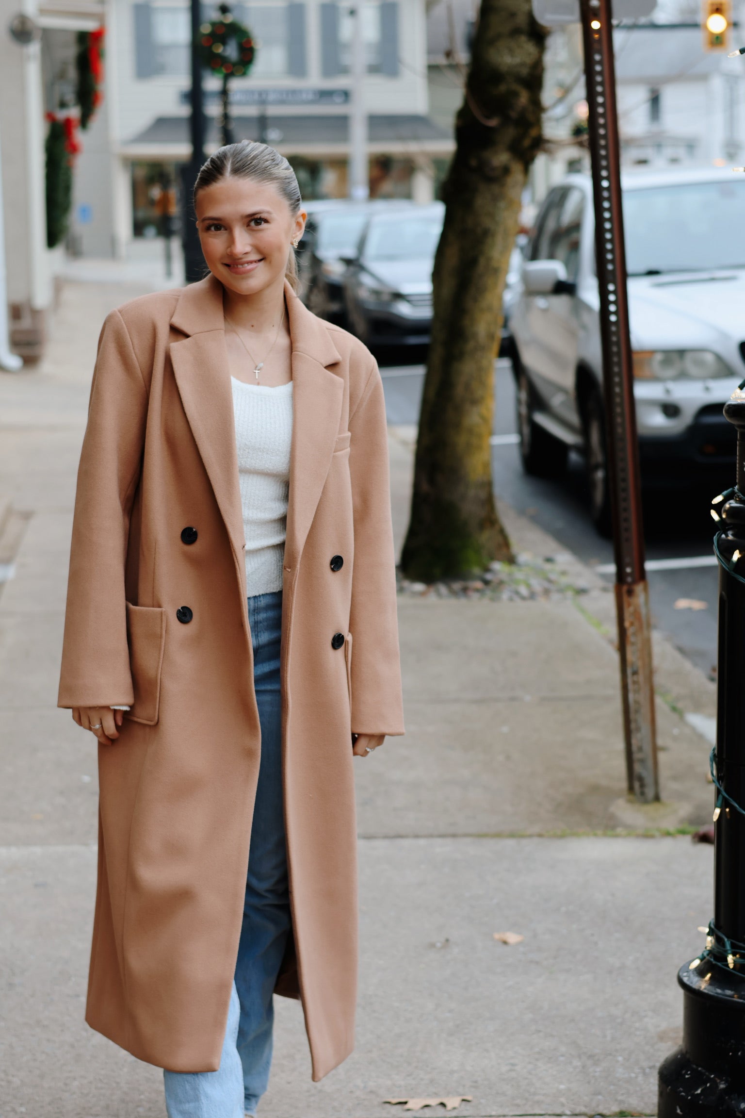 Nell Coat Camel