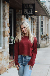 Lodge Sweater Burgundy