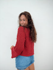 Heartland Cotton Pullover | Richest Red | Free People