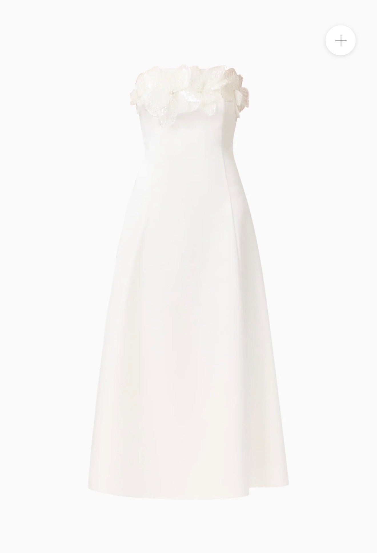 Espera Fit & Flare Gown White by Elliatt