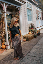 Cheetah Maxi Skirt | Vintage Havana
