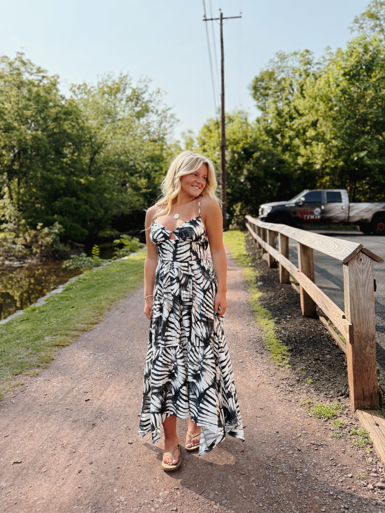 Jackie Dress Blk/Wht