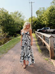 Jackie Dress Blk/Wht