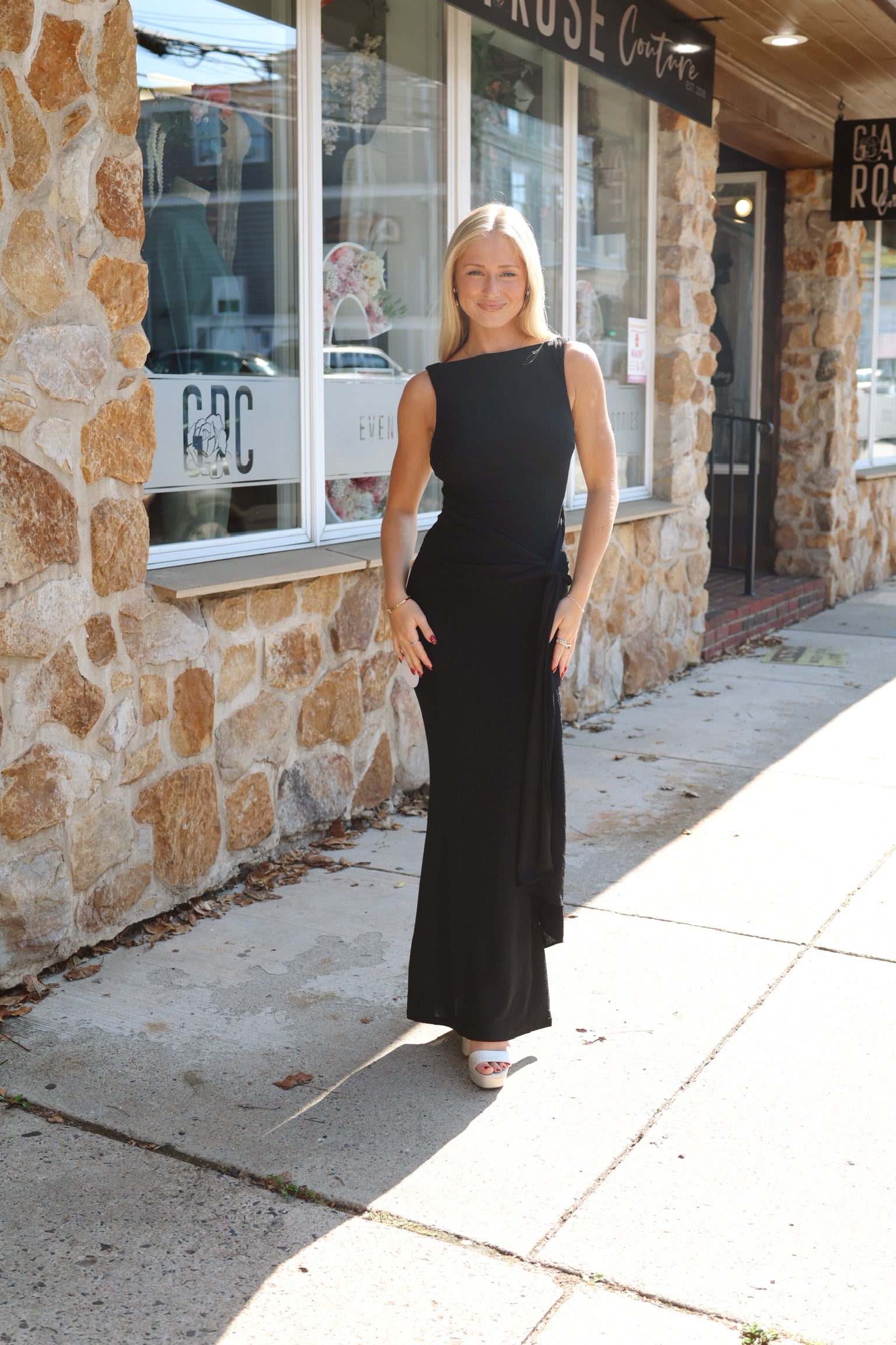 NAHLA DRESS - BLACK