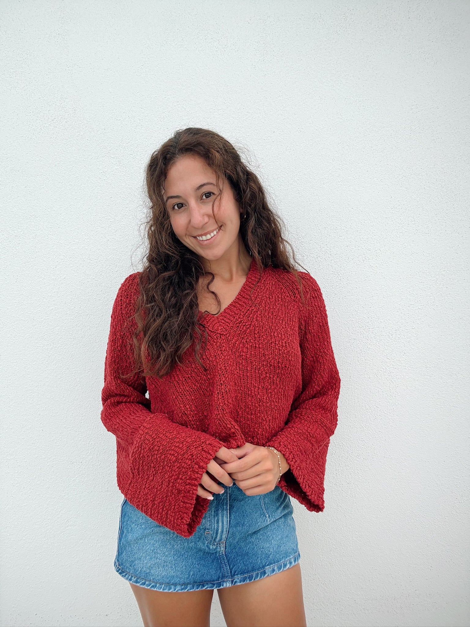 Heartland Cotton Pullover | Richest Red | Free People