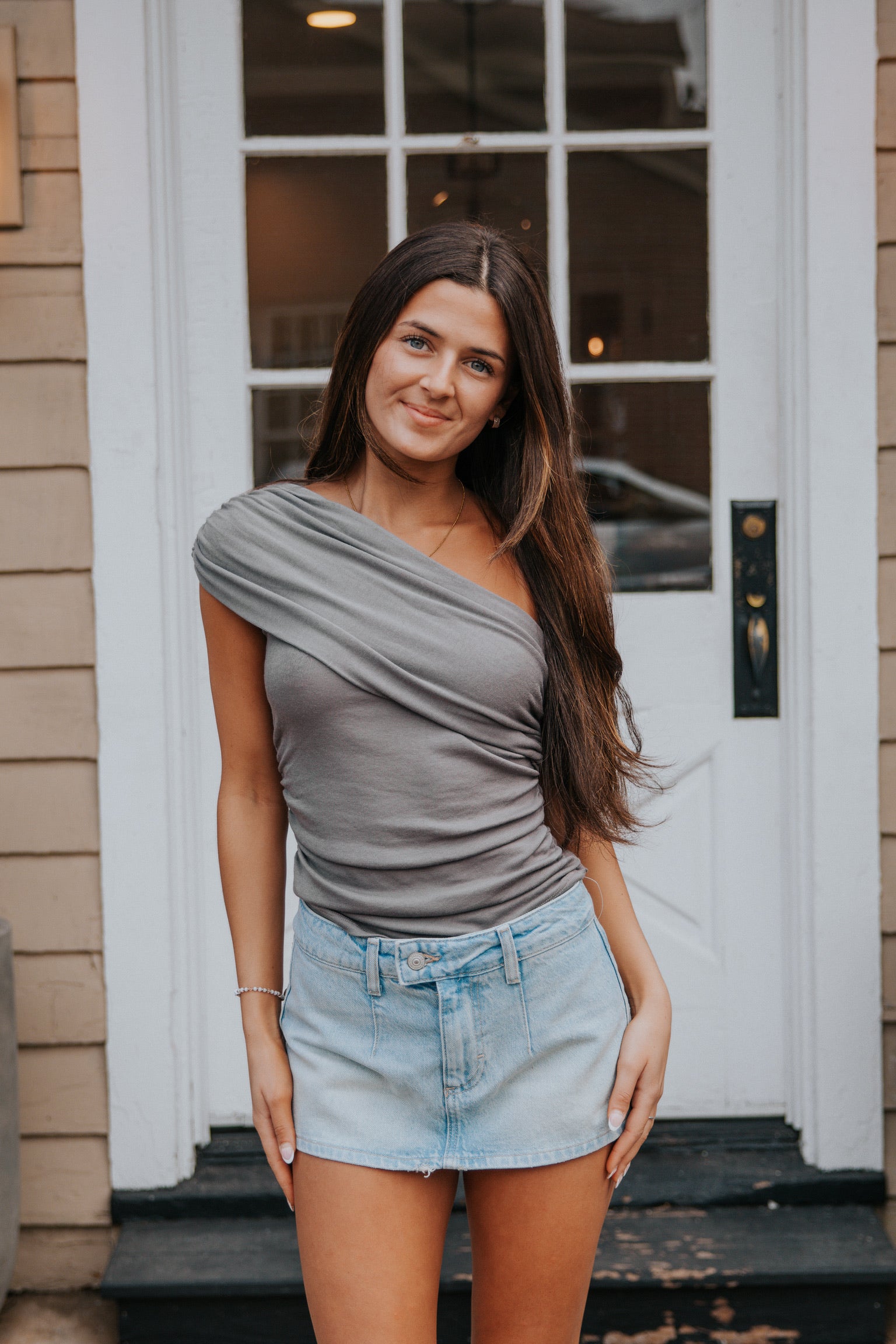 Coldwater Top in Grey