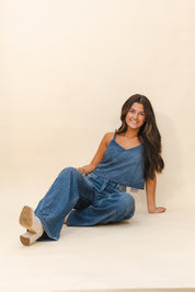 Alyx Mid Rise Oversized Baggy Fit with Rhinestones