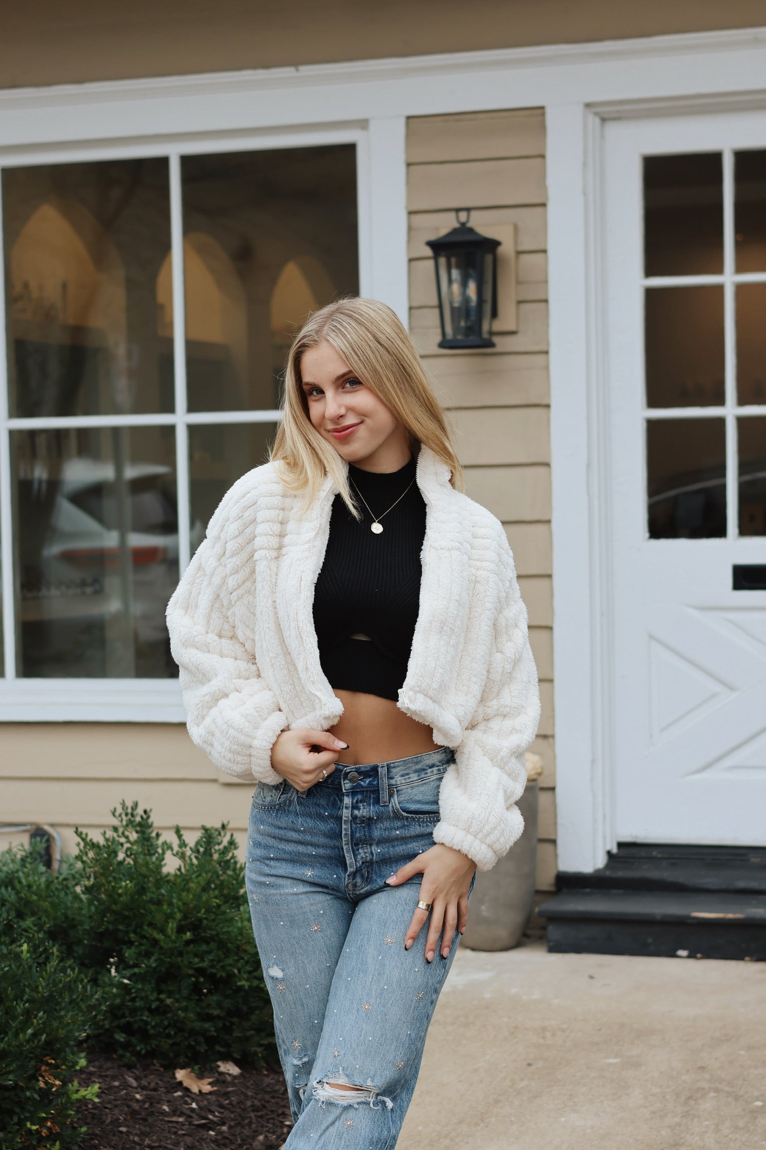 Soft Snuggles Zip-up Ivory