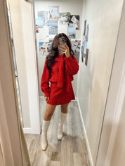 Holly Sweater Set Red
