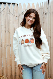 Farm Fresh Pumpkins Sweatshirt