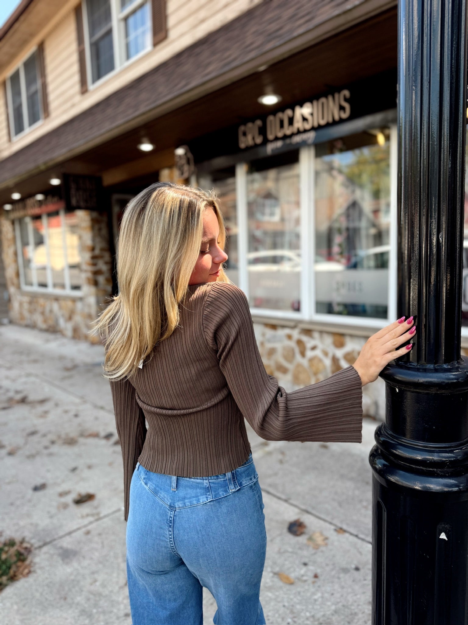The Arianna Top Mocha
