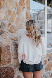 See Me V-Neck Knit Pullover | Ballet Slipper | Free People