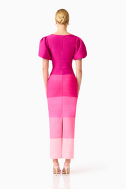 Florava Midi Dress | Pink Multi | Elliatt