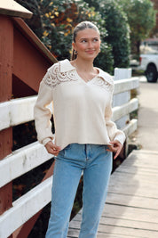 Crochet and Play Sweater Natural