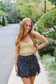 Sierra Skort Navy/ Yellow