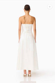 Espera Fit & Flare Gown White by Elliatt