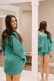 Like Honey PJ Shirt Meadow Green FP