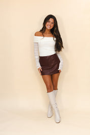 Leighann Lace Top Ivory