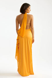 MONA DRESS - ORANGE