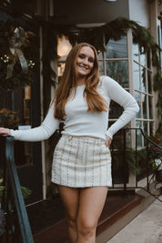 The Plaza Skort Ivory