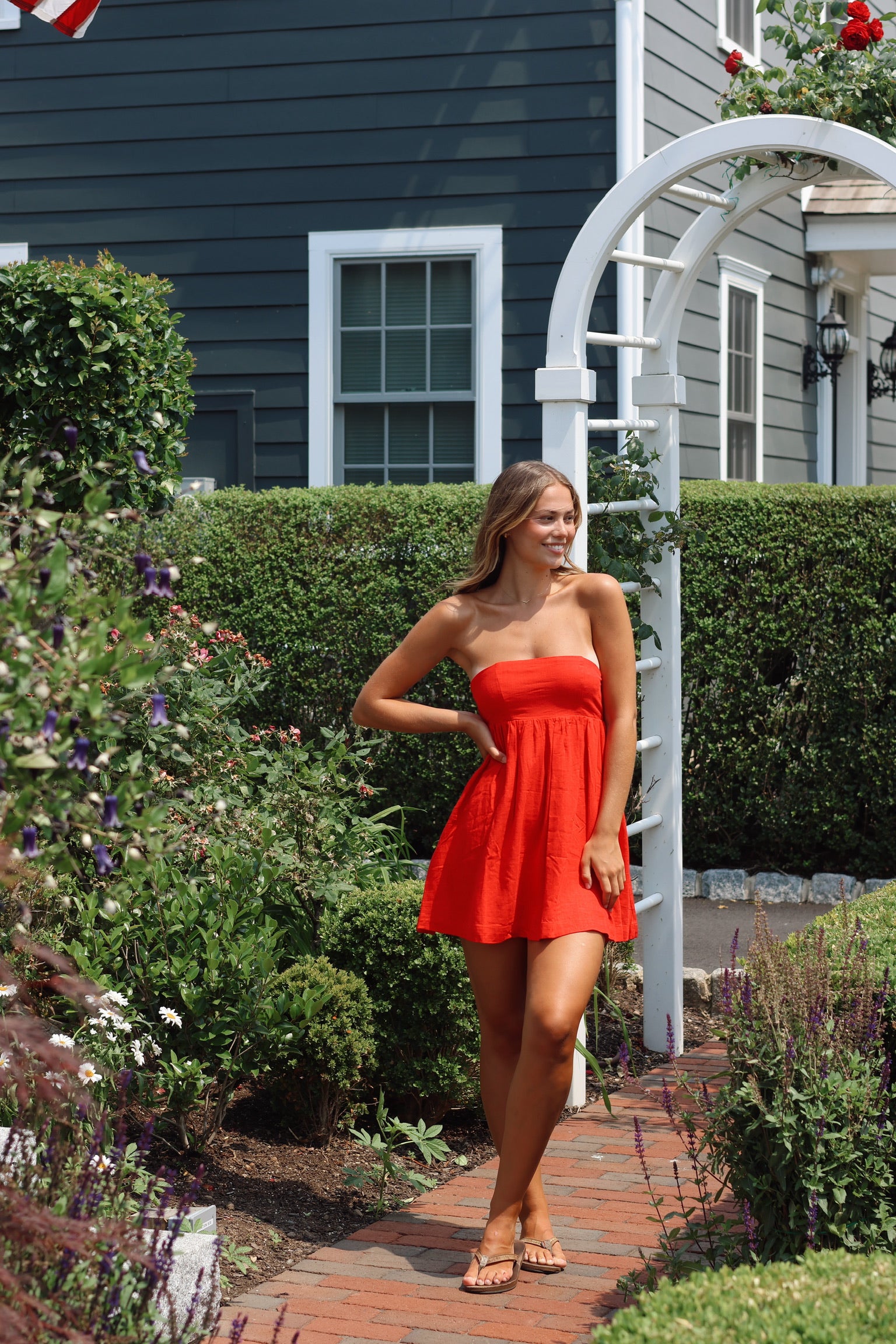 red tube dress Designer Fit & Flare Women's Tube Knit Maxi A-Line