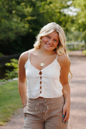 Pieces Of You Cami - Ivory
