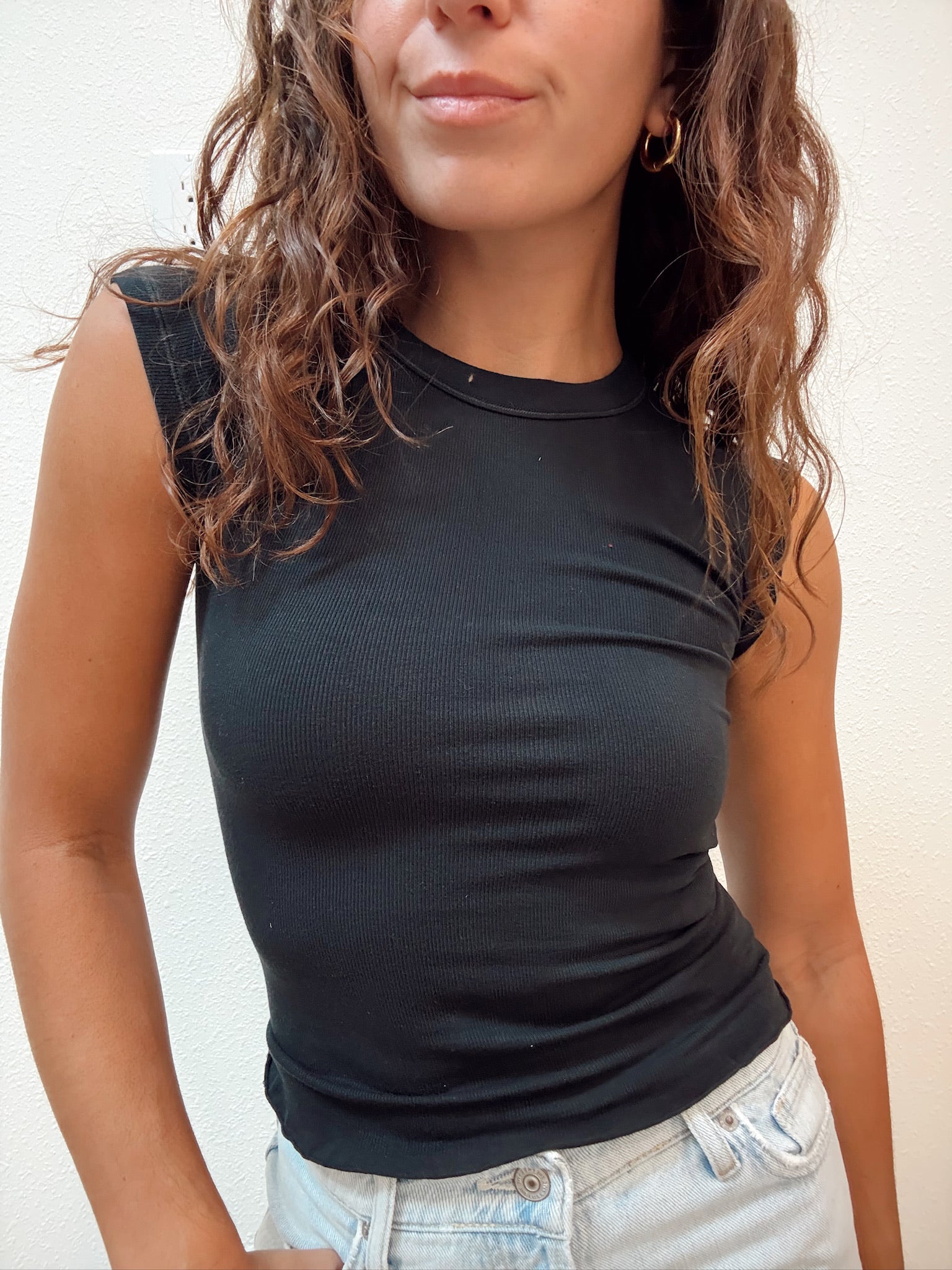 So Soft Seamless Modal Tee | Black | Free People
