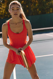 Smockin Hot Dress in Scarlett