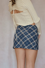 School Girl Plaid Mini Skirt