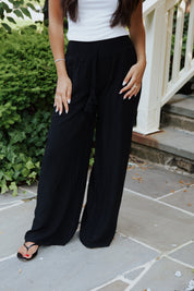 Easy Breezy Linen Pants Black