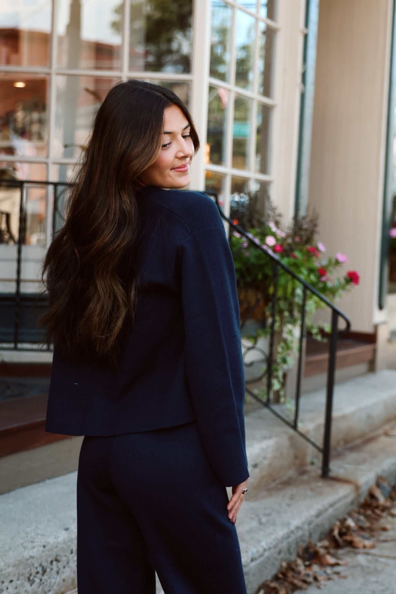 Acquired Two Piece Set Navy