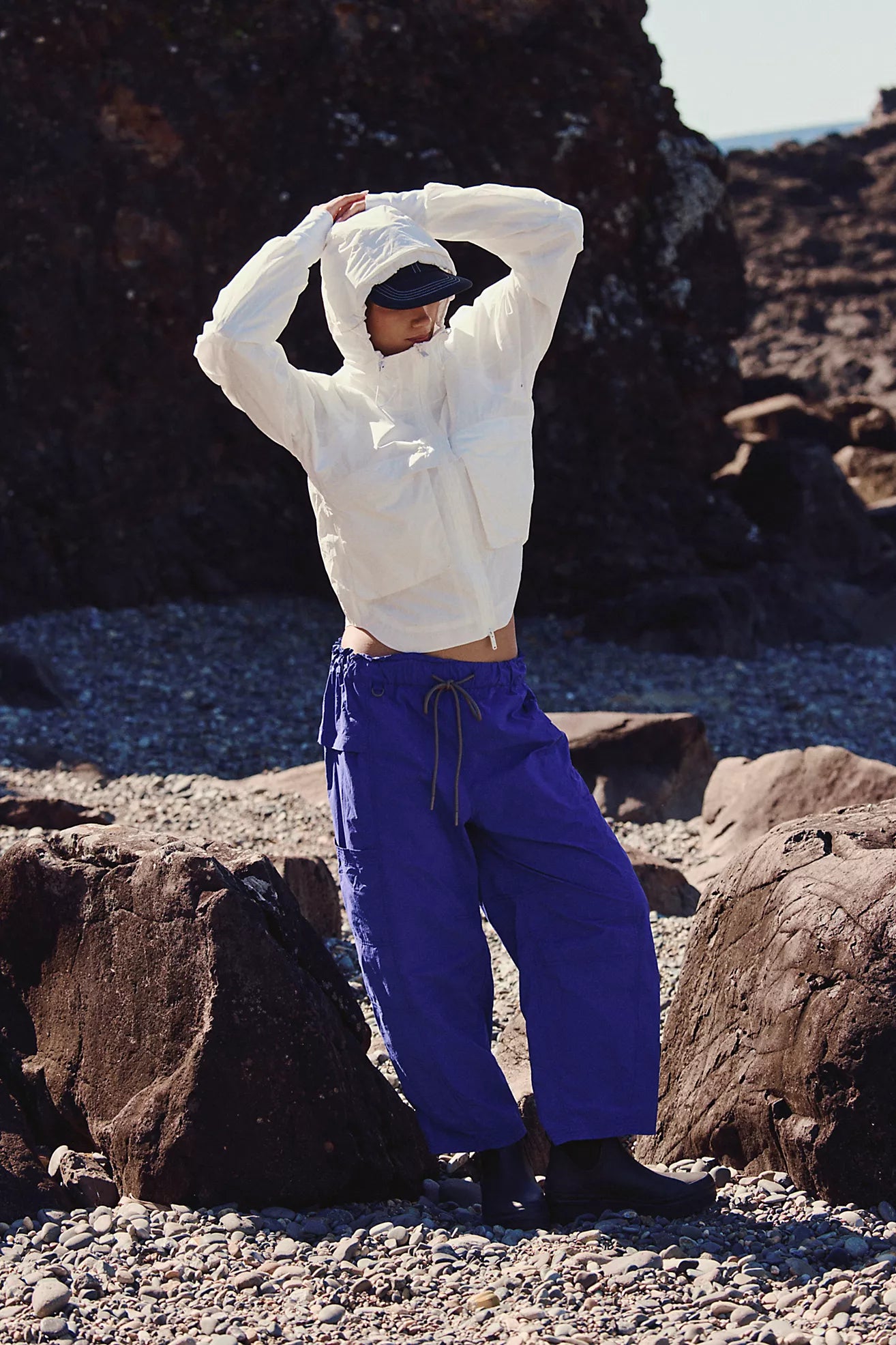 Dew Point Rain Jacket White | FP Movement