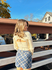 School Girl Plaid Mini Skirt