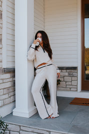 Sunday Chic Quarter Zip Sweater Vintage Havana