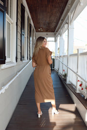 Tori Midi Dress Toast