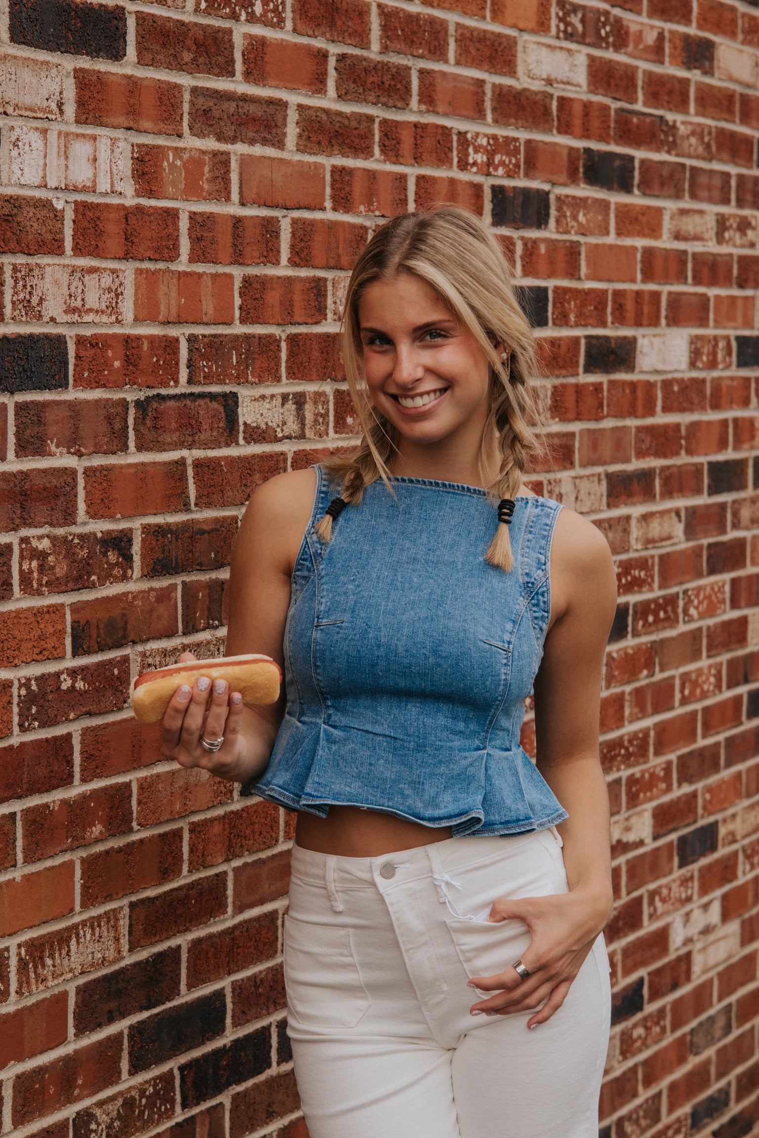 Sunfaded Denim Top | Free People