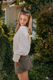 Riverfront Surplus Mini Skirt | Beech Leaves | Free People