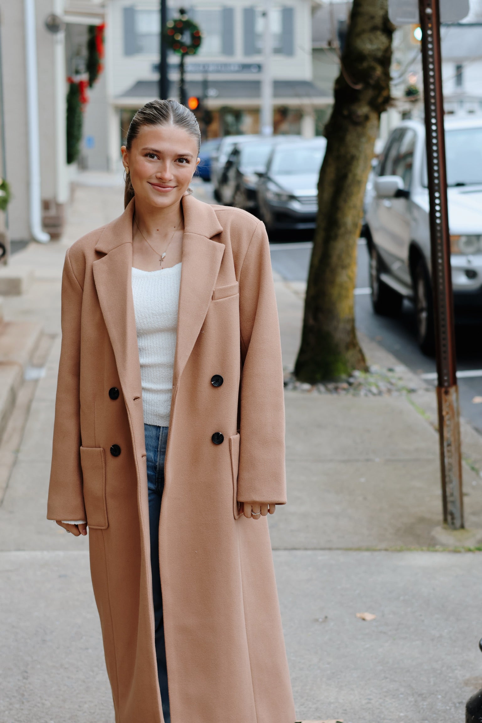 Nell Coat Camel