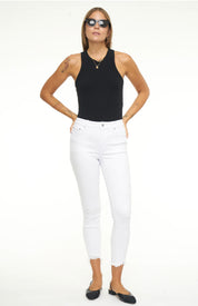 Audrey Mid Rise Skinny- Seashell Vintage