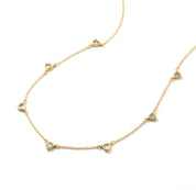 CZ Drop Necklace