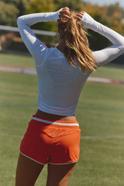 Tempo Ruched UV Protection Long Sleeve White by Free People