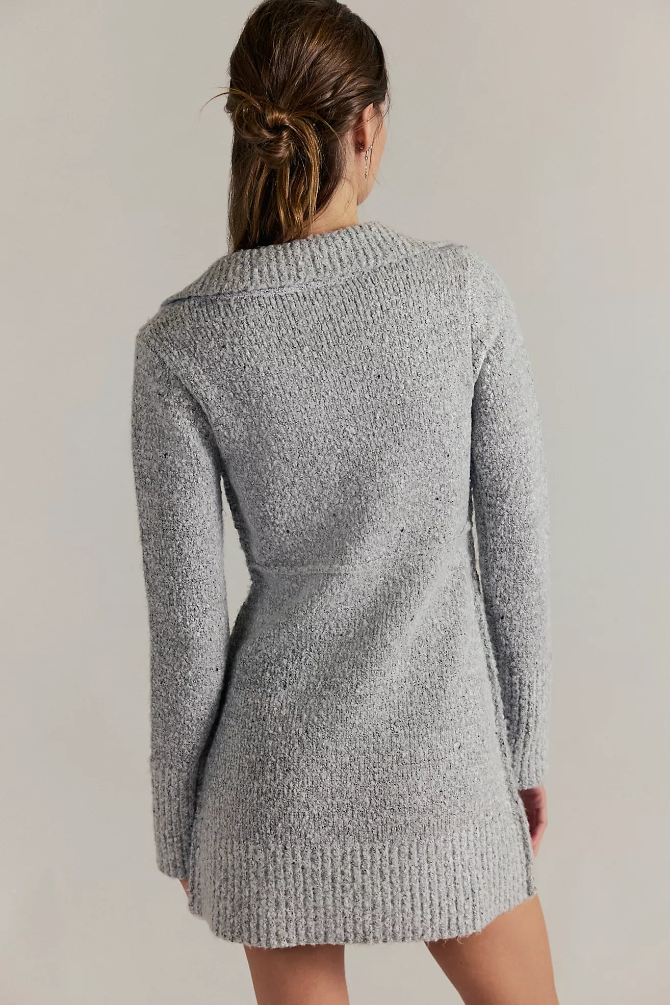 Milena Mini Dress Heather Gray